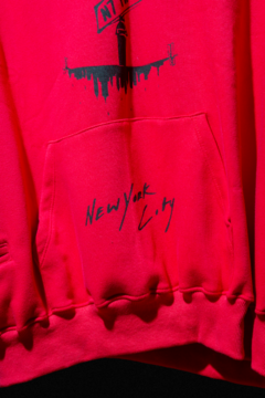 MANUK.HOODIE/001NYC>>red - comprar online