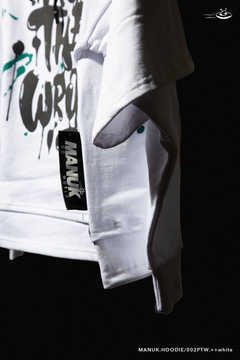 MANUK.HOODIE/002.>>PTW WHITE - tienda online