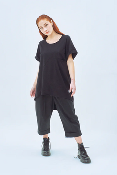 REMERA OVERSIZE PURASU BLACK - comprar online