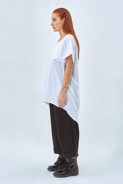 REMERA OVERSIZE PURASU WHITE - tienda online