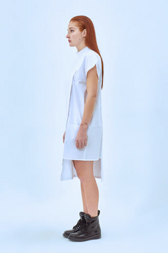 REMERA VESTIDO HAFU WHITE en internet