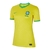 Camisa Seleção Brasileira I 23/24 - Torcedor Nike Feminina - Amarela com detalhes em verde