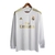 Camisa Retrô Real Madrid I 2019/2020 manga longa - Adidas Masculina - Branca com detalhes em dourado