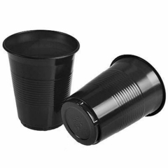 Copo Descartável 200ml Preto - 50 unidades