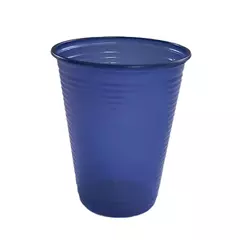 Copo Descartável 200ml Azul Perolado - 50 unidades