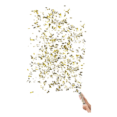 Lança Confete Chuva de Papel Dourado Metalizado 28cm - 01Unidade - comprar online