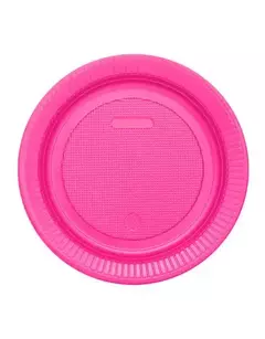 Prato Descartável 15cm Pink - 10 Unidades