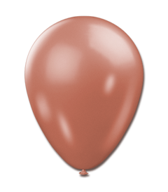 Balão Látex Metálico Rose N.9 - 50 Unidades