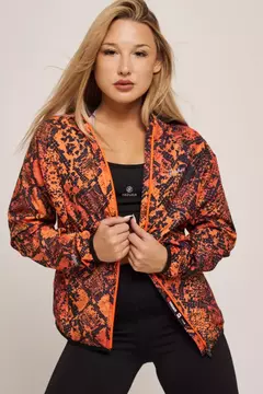 Campera rompeviento con capucha - Estampada S - Yazuka