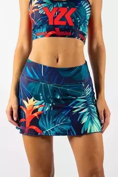 Imagen de Pollera Short con bolsillo - Print - Yazuka