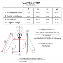 Campera Canguro Plush - Aitana - Progressive - tienda online