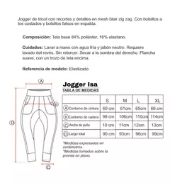 Jogger con Bolsillos Lycra - Isa -Progressive - Emporio Fitness