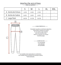 Pantalon Depiortivo coon puño - Agustina - Emporio Fitness