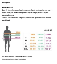 Buzo Con Cierre 1/2 Micropolar - Ian - Sownne - Emporio Fitness