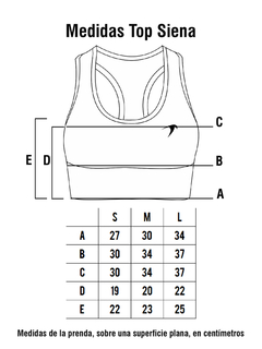 Top Deportivo - Siena - Taiyo - tienda online