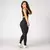 Legging Clássica + Top Liss Suplex Poliamida Preto - Liss Fitness