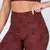 Legging Clássica + Top Liss Jacquard Felina Chocolate - Liss Fitness