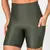 Short Bolso + Top Iara Compressão Verde Militar - Liss Fitness