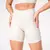 Short Clássico + Top Nath Jacquard Felina Off-White - Liss Fitness