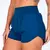 Short Orla + Top Dani Suplex Poliamida Night Blue - Liss Fitness