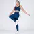 Legging Clássica + Top Liss Jacquard Felina Night Blue - Liss Fitness