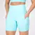 Short Bolso + Top Carol Suplex Poliamida Ciano Candy - Liss Fitness