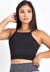 Cropped Top Fitness Alcinha Basic Preto | REF: CC26 - comprar online