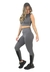 Cropped Mescla e Calça Legging Mescla Detalhe Preto Conjunto Fitness | REF: LX164 - comprar online