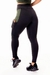 Calça Legging Fitness Academia Preta com e Verde Militar Cintura Alta Detalhe de Bolso em Tela Dry Fit | REF: SV20 na internet