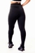 Calça Legging Fitness Academia Cintura Alta Preta com Detalhe Lateral em Vivo Branco | REF: SV33 na internet