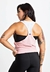 2 peças Regata Nadadora Rosa + Top Faixa Tomara que Caia Feminina Preta Lisa | REF: LX289 - Moda Fitness e Moda Casual- Endorfit