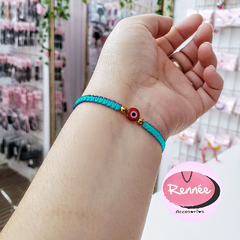 PULSERA TEJIDA OJO TURCO en internet