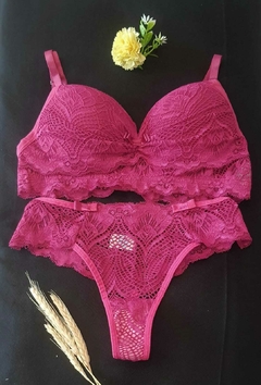 CONJUNTO RENDA PREGUEADA FIO SALLY