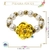 Pulseira Mini Pérolas com Flor Ouro (UN) - comprar online