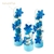 Enfeite E.V.A Flor Azul (Pacote 20UN) - comprar online