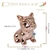 Enfeite Cachorro de Cerâmica Rosé 7x6x4cm (1un) - comprar online