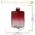 Vidro Paris Square Vermelho Degrade 250ml Rosca 28/410 (1un) - comprar online