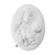 Pastilha de Gesso Oval Mãe e Filho (1un)