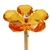 Vareta Florida Laranja com Strass 26x4mm (1un)