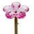 Vareta Florida Pink com Strass 26x4mm (1un)