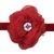 Laço de Veludo Flor Voal Vermelho (1un) - comprar online