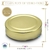 Tampa Pote de Vidro Ouro 70mm (1un) - comprar online