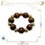 Pulseira Bolinha de Madeira com Ouro (1un) - comprar online