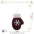 Pendente Luva Com Floco de Neve Vermelho - comprar online