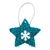 Pendente Estrelas Floco de Neve Azul e Prata (2un) - comprar online