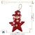 Pendente Boneco De Neve Estrela (1un) - comprar online