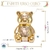 Enfeite Urso Ouro 7x6 (1un) na internet