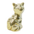 Enfeite Raposa Ouro 8x5cm (1un) - comprar online