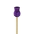 Vareta Tulipa Vasinho de Madeira Roxo 28x4mm (1un)