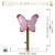 Vareta Borboleta Pink P 26x4mm (1un) - comprar online